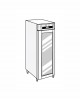Armadio frigorifero Stagionatore 700 VIP Carni e Formaggi - STG ALL 700 VIP CF LCD - Refrigerazione - Everlasting