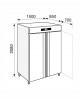 Armadio frigorifero Stagionatore 1500 INOX Carni e Formaggi - STG ALL 1500 INOX CF LCD - Refrigerazione - Everlasting