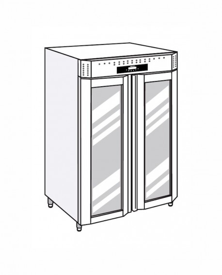 Armadio frigorifero Stagionatore 1500 VIP Carni e Formaggi - STG ALL 1500 VIP CF LCD - Refrigerazione - Everlasting